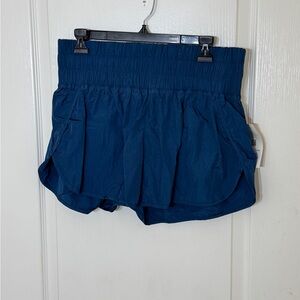 New Altar’d State Women's Teal Workout Athletic Sporty Running Shorts Large